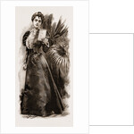 A Stylish Black Satin Dress, Fashion, 1897 by Anonymous