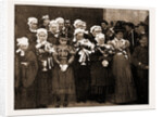 The Presentation Of Drummond Castle Medals: Breton Children With Bouquets For The French And British Officials, 1897 by Anonymous