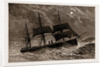 The Condemned Cruiser: H.M.S. Bacchante In A Gale, 1897 by Anonymous