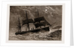 The Condemned Cruiser: H.M.S. Bacchante In A Gale, 1897 by Anonymous