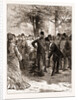 The Prince Of Wales's Garden Party At Chiswick, The Shah Planting A Tree In Commemoration Of His Visit by Anonymous