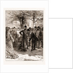 The Prince Of Wales's Garden Party At Chiswick, The Shah Planting A Tree In Commemoration Of His Visit by Anonymous