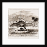 Principal Gate Or Mgenda Of The Royal Palace At Coomassie, The Ashantee War 1873. Anglo-ashanti Wars Between The Ashanti Empire by Anonymous