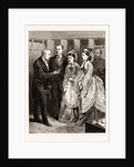Cesarewitch And Cesarevna In The City—the Governor Of The Bank Presenting The Cesarevna And The Princess Of Wales With A Five-shilling Piece, London UK 1873 by Anonymous