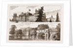Blenheim Park UK 1873, The Great Bridge Over The Lake by Anonymous
