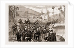 Republican Volunteers In Pursuit Of Carlists In The Catalonian Mountain, Spain 1873 by Anonymous