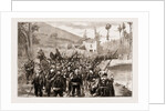 Republican Volunteers In Pursuit Of Carlists In The Catalonian Mountain, Spain 1873 by Anonymous