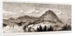 Signalling The Enemy From Sugar-loaf Hill, Military Manoeuvres In Bermuda 1873 by Anonymous