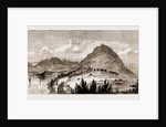 Signalling The Enemy From Sugar-loaf Hill, Military Manoeuvres In Bermuda 1873 by Anonymous