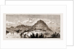 Signalling The Enemy From Sugar-loaf Hill, Military Manoeuvres In Bermuda 1873 by Anonymous