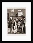 Posting A Revolutionarz Bill, Street Scene In Madrid Spain 1873 by Anonymous