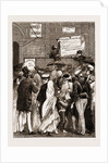 Posting A Revolutionarz Bill, Street Scene In Madrid Spain 1873 by Anonymous