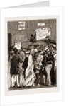 Posting A Revolutionarz Bill, Street Scene In Madrid Spain 1873 by Anonymous