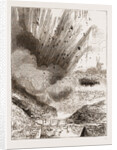 Exploding Mine In The New Ravelin, Chatham UK 1873 by Anonymous