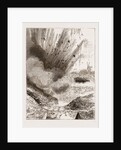 Exploding Mine In The New Ravelin, Chatham UK 1873 by Anonymous