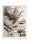Exploding Mine In The New Ravelin, Chatham UK 1873 by Anonymous