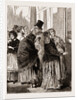 Before The Lottery Office, Vienna Austria 1873 by Anonymous