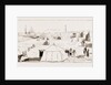 Encampment On The Kinderlinsky Gulf, East Coast Of Caspian Sea by Anonymous