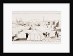 Encampment On The Kinderlinsky Gulf, East Coast Of Caspian Sea by Anonymous