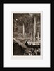 The Shah Of Persia (iran) At The Crystal Palace London UK 1873, The Fountains Illuminated And Fireworks by Anonymous
