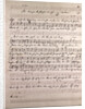 Handwritten sheet music by Anonymous