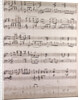 handwritten sheet music by Anonymous