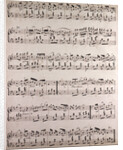 handwritten sheet music by Anonymous