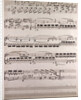 handwritten sheet music by Anonymous