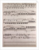 handwritten sheet music by Anonymous