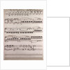 handwritten sheet music by Anonymous
