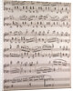 Handwritten sheet music by Anonymous