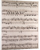 Handwritten sheet music by Anonymous