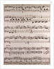Handwritten sheet music by Anonymous