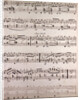 Handwritten sheet music by Anonymous