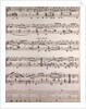 Handwritten sheet music by Anonymous