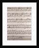 Handwritten sheet music by Anonymous