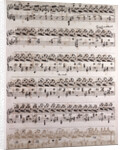 Handwritten sheet music, Tempo scintillante by Anonymous