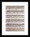 Handwritten sheet music, Tempo scintillante by Anonymous