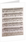 Handwritten sheet music, Tempo scintillante by Anonymous