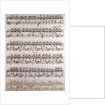 Handwritten sheet music, Tempo scintillante by Anonymous