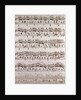 Handwritten sheet music, brillante, tre corde by Anonymous