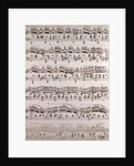 Handwritten sheet music, brillante, tre corde by Anonymous