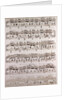Handwritten sheet music, brillante, tre corde by Anonymous