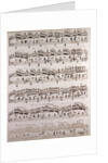 Handwritten sheet music, brillante, tre corde by Anonymous
