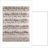 Handwritten sheet music, brillante, tre corde by Anonymous
