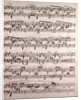 Handwritten sheet music, crecendo, grazioso by Anonymous