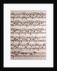 Handwritten sheet music, crecendo, grazioso by Anonymous