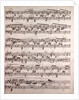 Handwritten sheet music, crecendo, grazioso by Anonymous
