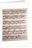 Handwritten sheet music, crecendo, grazioso by Anonymous