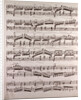 Handwritten sheet music by Anonymous